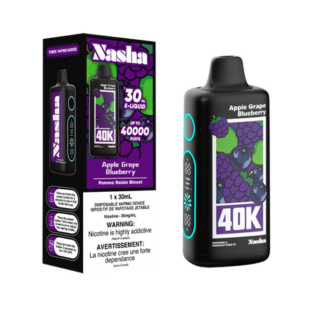 Nasha : Apple Grape Blueberry - 40k