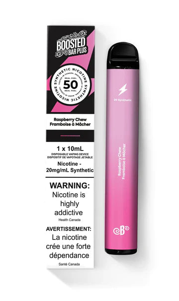 RASPBERRY CHEW BOOSTED BAR PLUS 20mg