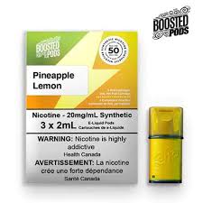 Pineapple Lemon BOOSTED PODS 20mg Bold 50