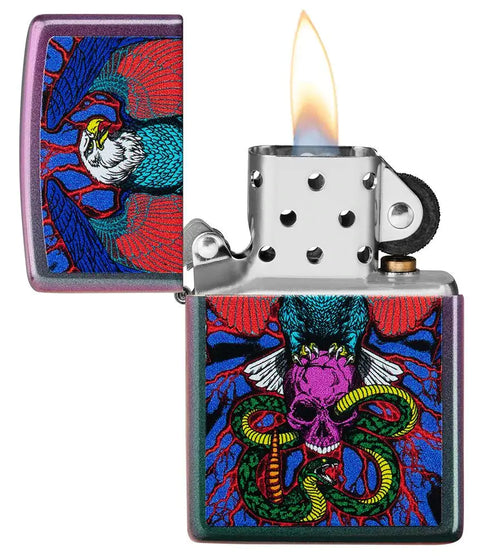 Zippo : Eagle Snake Sword Design
