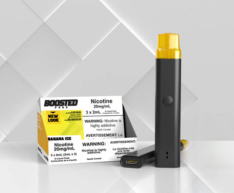 Boosted : Banana Ice -1k *3*puffs