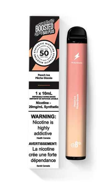 PEACH ICE BOOSTED BAR PLUS 20mg