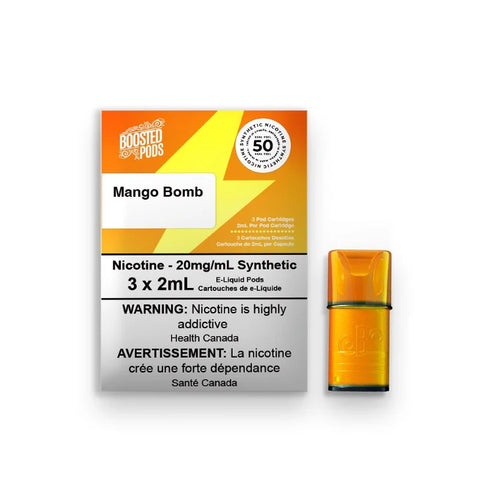 MANGO BOMB BOOSTED PODS 20 mg Bold 50