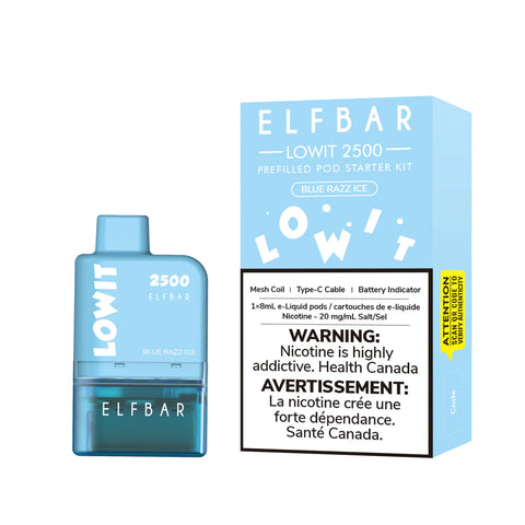 ELFBAR LOWIT KIT BLUERAZZ ICE