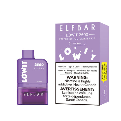 ELFBAR LOWIT KIT GRAPE