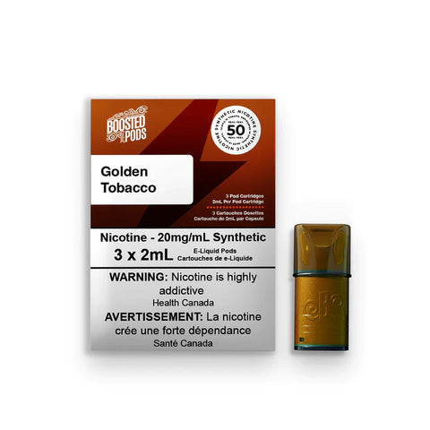 GOLDEN TABACCO BOOSTED PODS 20mg