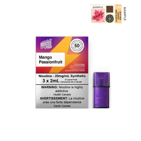 BOOSTED PODS  MANGO PASSIONFRUIT 20mg Bold 50