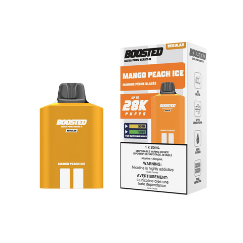 Boosted Ultra Series 2 Pods : Mango Peach Ice - 28k