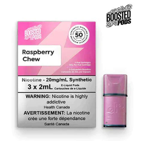 RASPBERRY CHEW BOOSTED PODS 20 mg