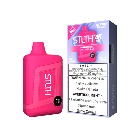 Stlth Pro 8k: Cherry Grape Ice