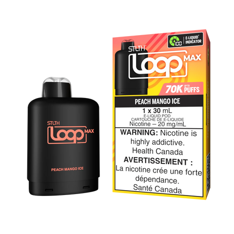 Stlth Loop Max: Peach Mango Ice 70k