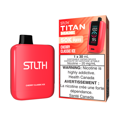 Stlth Titan Max : Cherry Classic Ice 50k