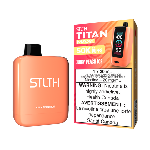 Stlth Titan Max : Juicy Peach Ice 50k