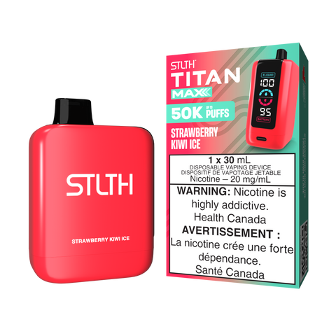 Stlth Titan Max : Strawberry Kiwi Ice 50k