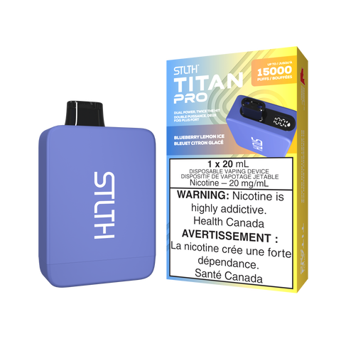 Stlth Titan Pro : Blueberry Lemon Ice - 15k