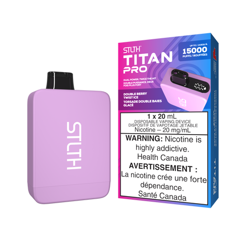 Stlth Titan Pro : Double Berry Twist Ice - 15k