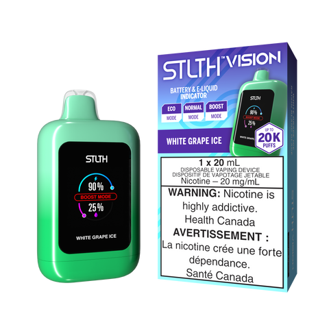 Stlth Vision : White Grape Ice - 20k
