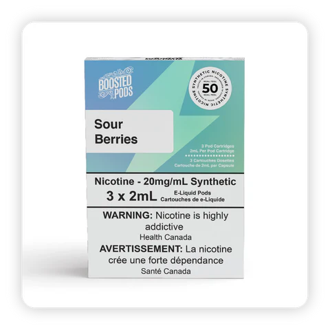 SOUR BERRIES BOOSTED PODS 20mg