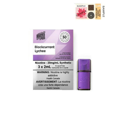BOOSTED PODS BLACKCURRANT LYCHEE 20mg