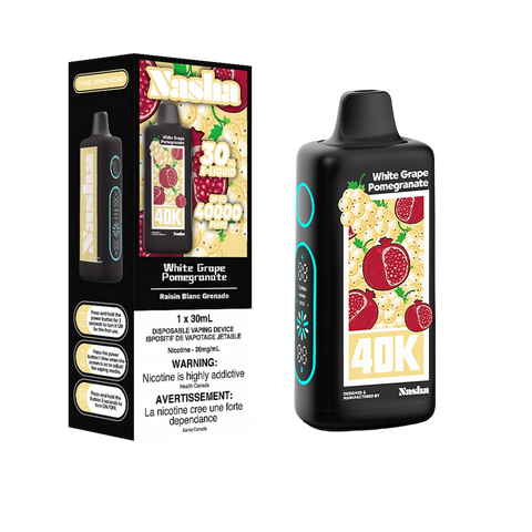 Nasha 40k: White Grape Pomegranate