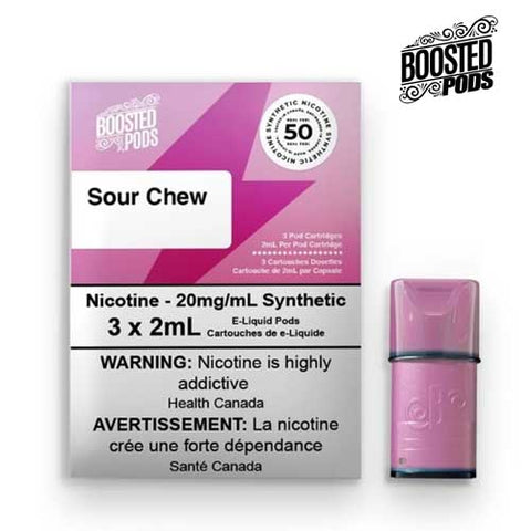SOUR CHEW BOOSTED PODS 20mg